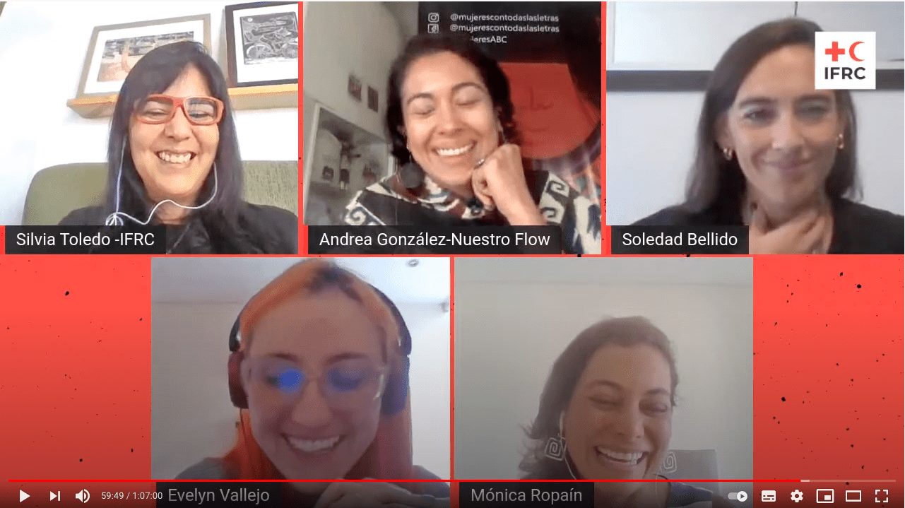 Conversatorio virtual con La Federación Internacional de la Cruz Roja de la región de las Américas (IFRC)